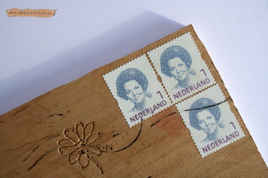 Gekke post - Plankje postzegel